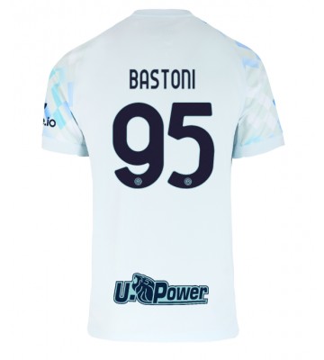 Inter Milan Alessandro Bastoni #95 Udebanetrøje 2025-26 Kortærmet